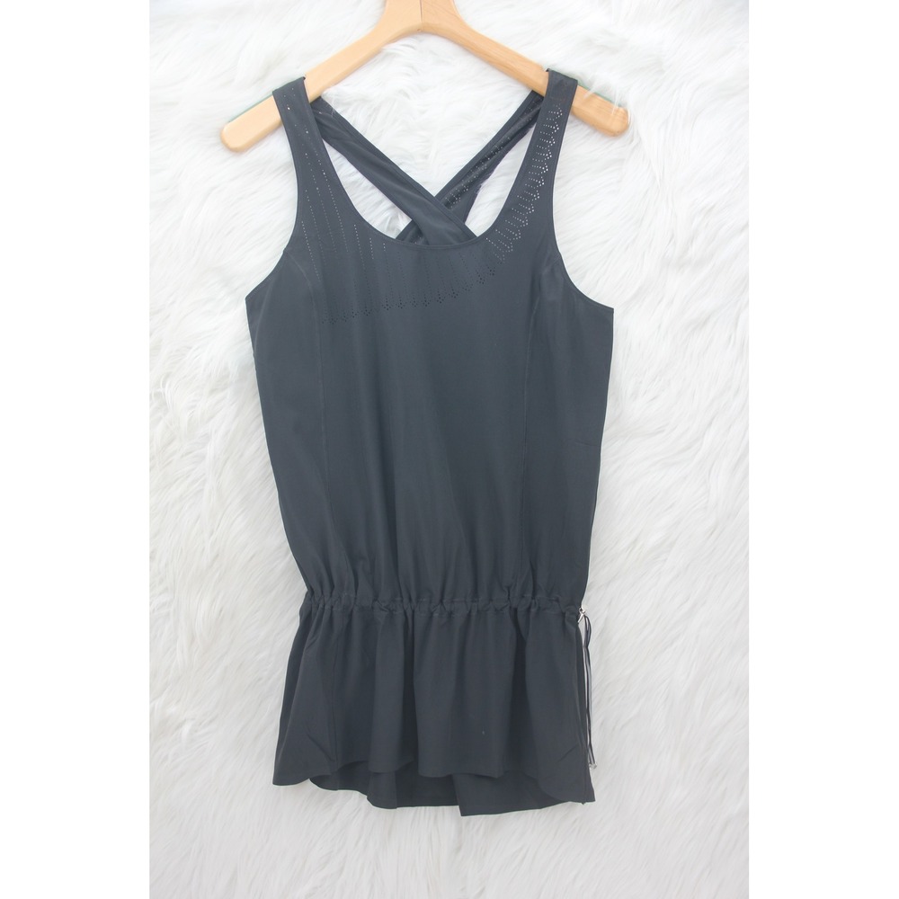 Lululemon Athletica Run Light As Air Tunic Women's Size 6 Athleisure Yoga Black